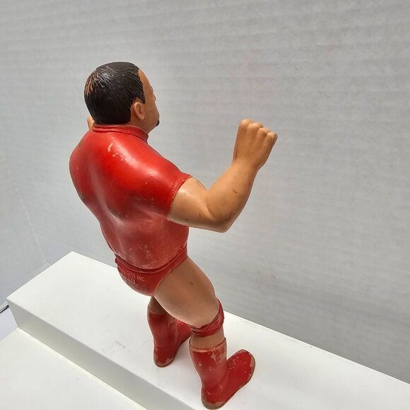 Vintage WWF Nikolai Volkoff USSR Action Figure Rubber Wrestler 8" 1984 80s - Picture 3 of 11
